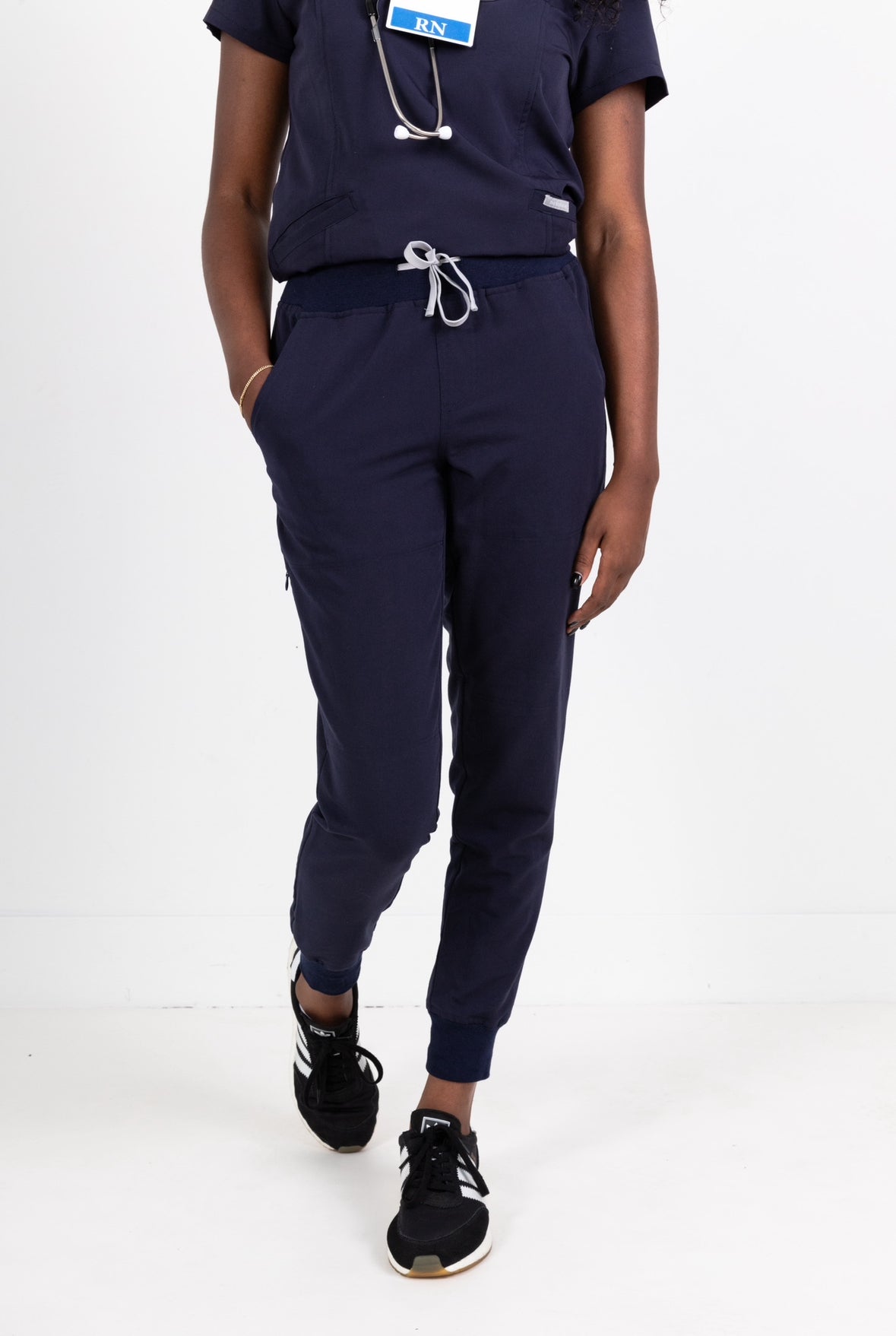 Navy Classic Women's Jogger Bottoms