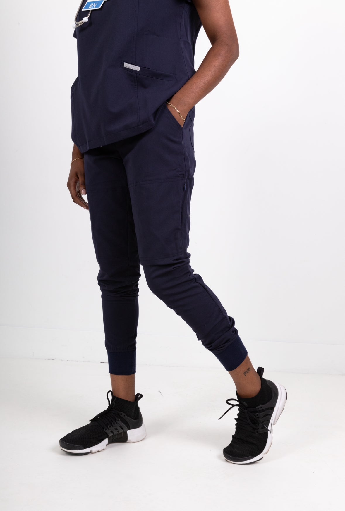 Navy Classic Women's Jogger Bottoms